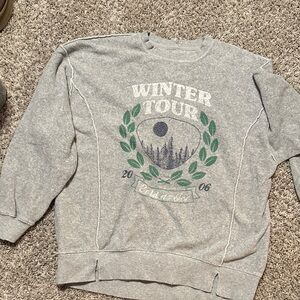 Gray Winter Tour woman’s sweatshirt